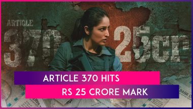 Article 370 Box Office: Yami Gautam’s Film Collects Rs 25.45 Crore In Its Opening Weekend In India!